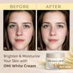 OMICARE Organics Skin Glow & Whitening Cream 50gm | Dark Spots, Pigmentation, Tan Removal | Brightening & Even Skin Tone | For Men & Women (Pack of 2)